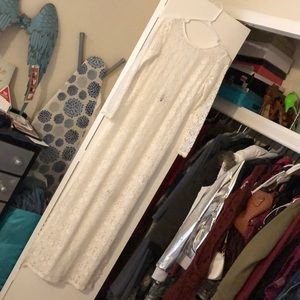 Long sleeve lace dress